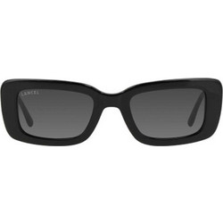 Lancel LA91030-C01 Γυναικεία Γυαλιά Ηλίου Ορθογώνια Κοκάλινα Μαύρα με Μαύρο Φακό