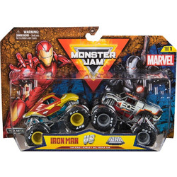 Spin Master Monster Jam Marvel Iron Man vs War Machine