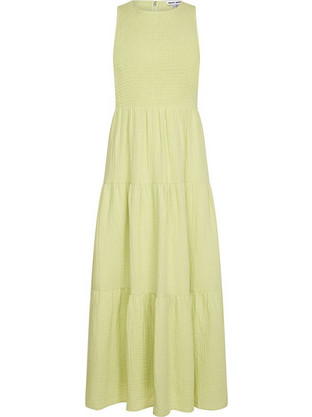 DKNY Maxi Καλοκαιρινό Καθημερινό Φόρεμα Κίτρινο DJ4D9008-KXS
