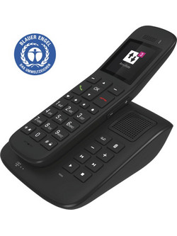 Telekom Sinus A32 Ασύρματο Τηλέφωνο με Ανοιχτή Ακρόαση Μαύρο