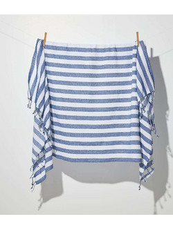 Pennie Chevron Πετσέτα Παρεό Θαλάσσης Γαλάζια 90x170cm 380283-17