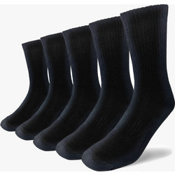NODO Βαμβακερές Γυναικείες Κάλτσες Μαύρες 5Pack S16265