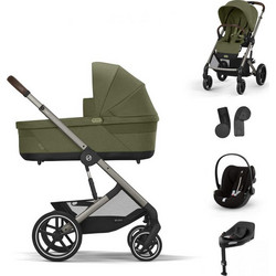 Cybex Balios S Lux Moss Green Cloud G Plus + Βάση Isofix Base G