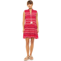 Pink Label Mini Καλοκαιρινό Καθημερινό Φόρεμα Μεταξωτό Φούξια B627