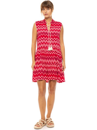 Pink Label Mini Καλοκαιρινό Καθημερινό Φόρεμα Μεταξωτό Φούξια B627