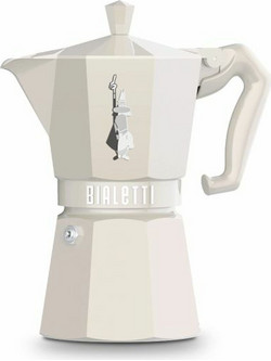 Bialetti Moka Exclusive Cream Μπρίκι Espresso 6Cups Μπεζ