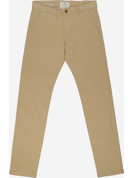 Explorer Ανδρικό Παντελόνι Chino Ελαστικό Slim Εφαρμογή Μπεζ S15-PA-106