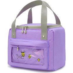 Amber Purple Bee Ισοθερμικό Τσαντάκι Φαγητού AM3010