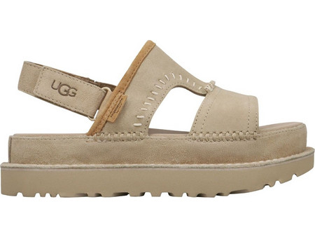 UGG Goldenstar Regenerate Καλοκαιρινές Γυναικείες Πλατφόρμες Χαμηλές Εκρού 1167369-SAN