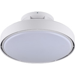 It-Lighting Teton 101001020 Ανεμιστήρας Οροφής 45cm 18W με Φως & Τηλεχειριστήριο Λευκός