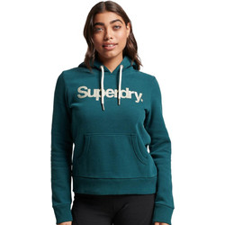 Superdry Γυναικείο Αθλητικό Φούτερ με Κουκούλα Πετρόλ W2011973A-GCI
