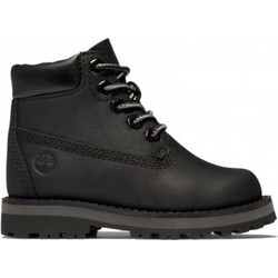 Timberland Παιδικά Μποτάκια Μαύρα Δερμάτινα με Φερμουάρ TB0A28UD001