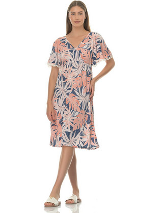 PNN Nightwear Mini Καλοκαιρινό Καθημερινό Φόρεμα Navy Μπλε 0222-0893-1
