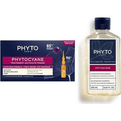 Phyto Phytocyane Promo Women Reactional Σετ Σαμπουάν 100ml & Αμπούλες 12x5ml κατά της Τριχόπτωσης 2τμχ
