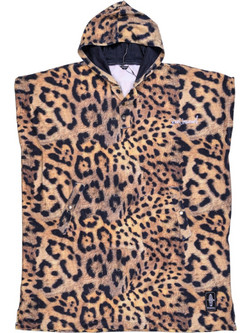 Bee Unusual Jaguar Πόντσο Θαλάσσης Καφέ 40x100cm BP-251415