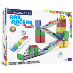 Magna-Tiles Μαγνητικά Πλακίδια Rail Racers Deluxe 90τμχ 251090RR