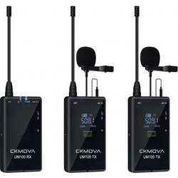 Ckmova UM100 KIT2 Σετ 2 Ασύρματα Μικρόφωνα Πέτου 3.5mm