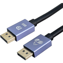 Powertech Καλώδιο DisplayPort 1.4 to DisplayPort Male 5m Black CAB-DP075