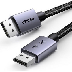 Ugreen Καλώδιο DisplayPort 1.4 to DisplayPort Male Braided 3m Black 25906