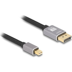 DeLOCK Καλώδιο Mini DisplayPort 1.4 to DisplayPort Male 1m Black 81091