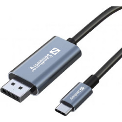 Sandberg Καλώδιο DisplayPort 1.2 to USB-C Male 2m Black 136-51