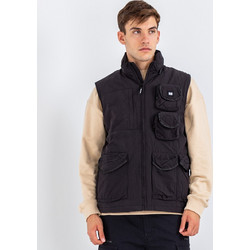 Weekend Offender Αμάνικο Ανδρικό Μπουφάν Puffer Μαύρο JKAW22-23