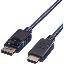Value Καλώδιο DisplayPort 1.1 to HDMI Male 4.5m Black 11.99.5783