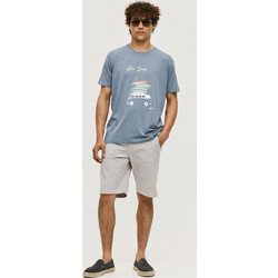 Camaro Ανδρική Βερμούδα Chino Γκρι 25025-451-458