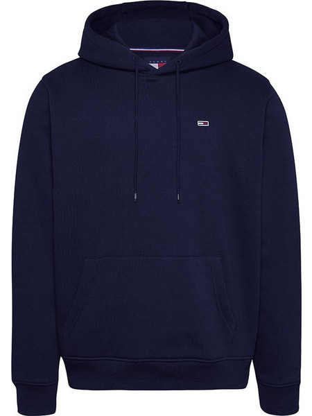 Tommy Hilfiger Flag Ανδρικό Φούτερ με Κουκούλα & Τσέπες Navy Μπλε DM0DM20742-C1G