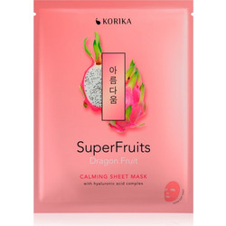Korika SuperFruits Dragon Fruit Sheet Μάσκα Προσώπου για Ενυδάτωση 25gr