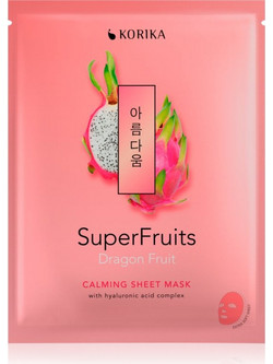 Korika SuperFruits Dragon Fruit Sheet Μάσκα Προσώπου για Ενυδάτωση 25gr