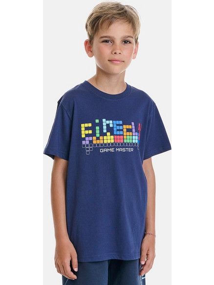 Firefly Παιδικό T-Shirt Κοντομάνικο Navy Μπλε FBT25203-0680
