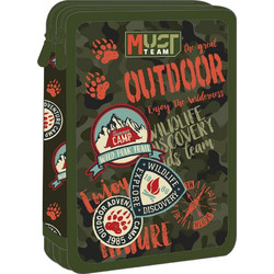 Must Outdoor Adventure Κασετίνα Γεμάτη με 2 Θήκες Χακί 586734