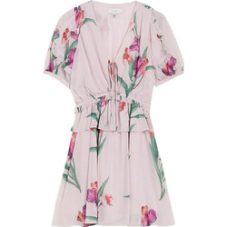 Ted Baker Merieli Mini Καλοκαιρινό Καθημερινό Φόρεμα Floral Ροζ 278057