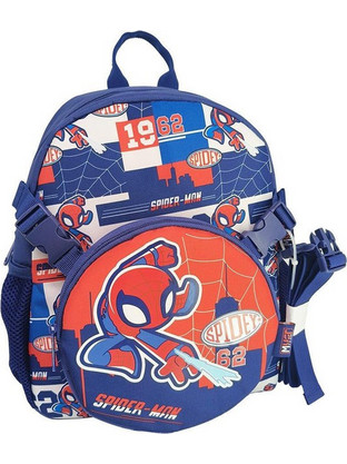 Must Spiderman Σχολική Τσάντα Πλάτης Νηπιαγωγείου Μπλε 508597