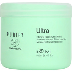 Kaaral Purify Ultra Intensive Restructuring Μάσκα Μαλλιών για Επανόρθωση για Ξηρά & Ταλαιπωρημένα Mαλλιά 500ml