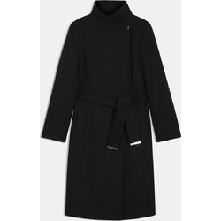 Hugo Boss Calegan Γυναικείο Παλτό Μάλλινο Μακρύ Μαύρο 50548490-001