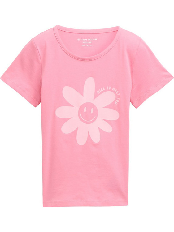 Tom Tailor Παιδικό T-Shirt Κοντομάνικο Ροζ 1045145-23807