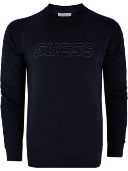 Guess Ανδρικό Φούτερ Navy Μπλε Z4YQ16KAIJ1-DPM