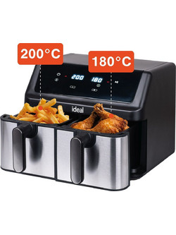 Eldom IK1500 Air Fryer 9lt με Διπλό Κάδο