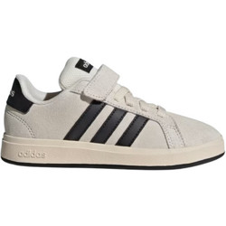 Adidas Grand Court Παιδικά Sneakers Μπεζ Μαύρα JR5568