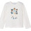 Mayoral Παιδικό T-Shirt Μακρυμάνικο Λευκό Γαλάζιο 15-04011-093
