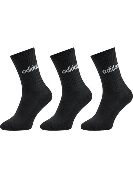 Adidas Ανδρικές Κάλτσες Ψηλές Μαύρες 3Pack IC1301