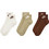 Nike Everyday Essential Ανδρικές Κάλτσες Κοντές Λευκές Μπεζ Rusted 3Pack DX5074-904