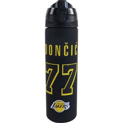 Back Me UP NBA 77 Doncic Παιδικό Παγούρι Πλαστικό Μαύρο 700ml