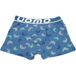 Uomo Ανδρικό Μποξεράκι Μπλε F-XH008