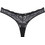 Triumph Palina Moonlight Kiss Γυναικείο Sexy String με Δαντέλα Μαύρο 10224827-0004