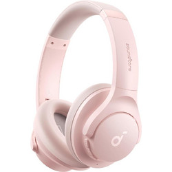 Anker Soundcore Q20i Ενσύρματα & Ασύρματα Bluetooth Ακουστικά Over Ear με Noise Cancelling Ροζ