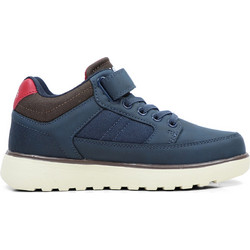 Levi's Παιδικά Μποτάκια Navy Μπλε Κόκκινα Δερμάτινα με Σκρατς VARI0010S-0040
