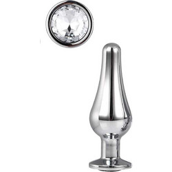 Dream Toys Gleaming Love Πρωκτική Σφήνα Diamond Plug 9cm Διαφανής